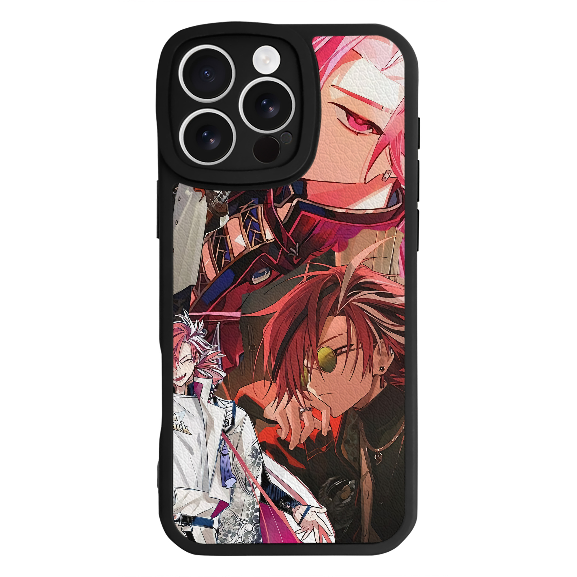 （画像用） 刀剣乱舞 Touken Ranbu 【iPhone 16シリーズ対応】シリコンスマホケース（レザー調） 材質：シリコン